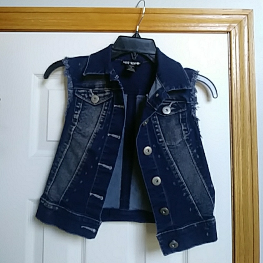 Hot Topic denim vest - M